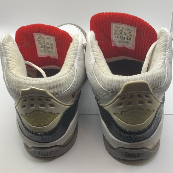 Nike Jordan 2.5 Team Shoes Men's Size 10.5 331987-161 White Red (2008) - Picture 3 of 6